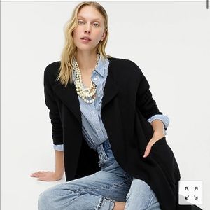 NWT J Crew Juliette Collarless Sweater Blazer